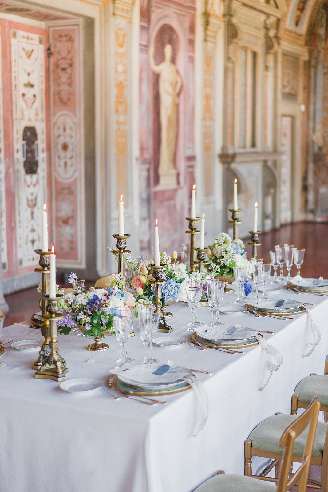 Bridgerton inspired wedding in Tuscany