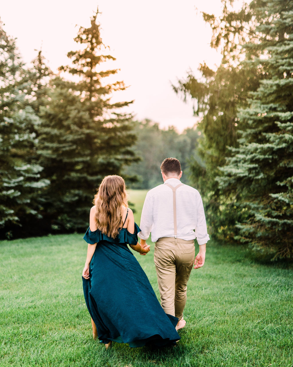 An Enchanting DIY Drive In Engagement Shoot at Golden Hour