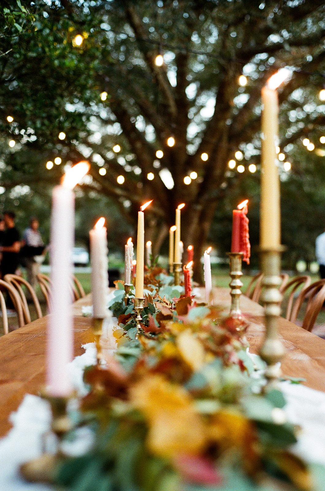 DIY fall backyard wedding