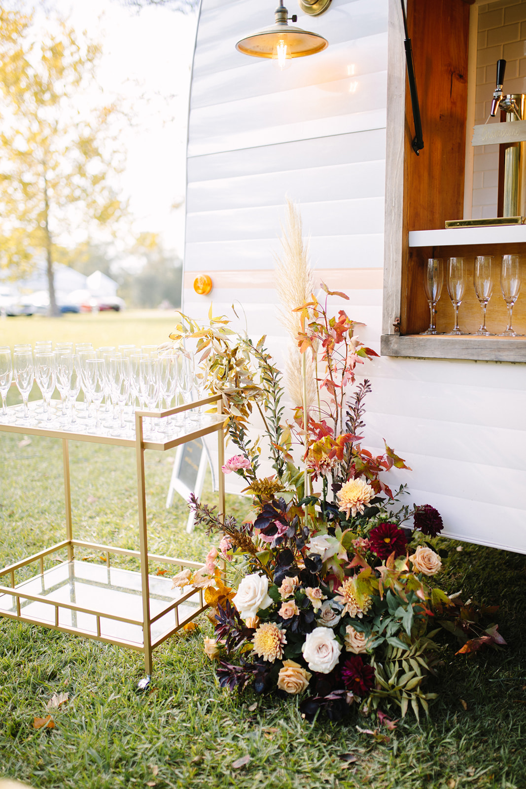 DIY fall backyard wedding