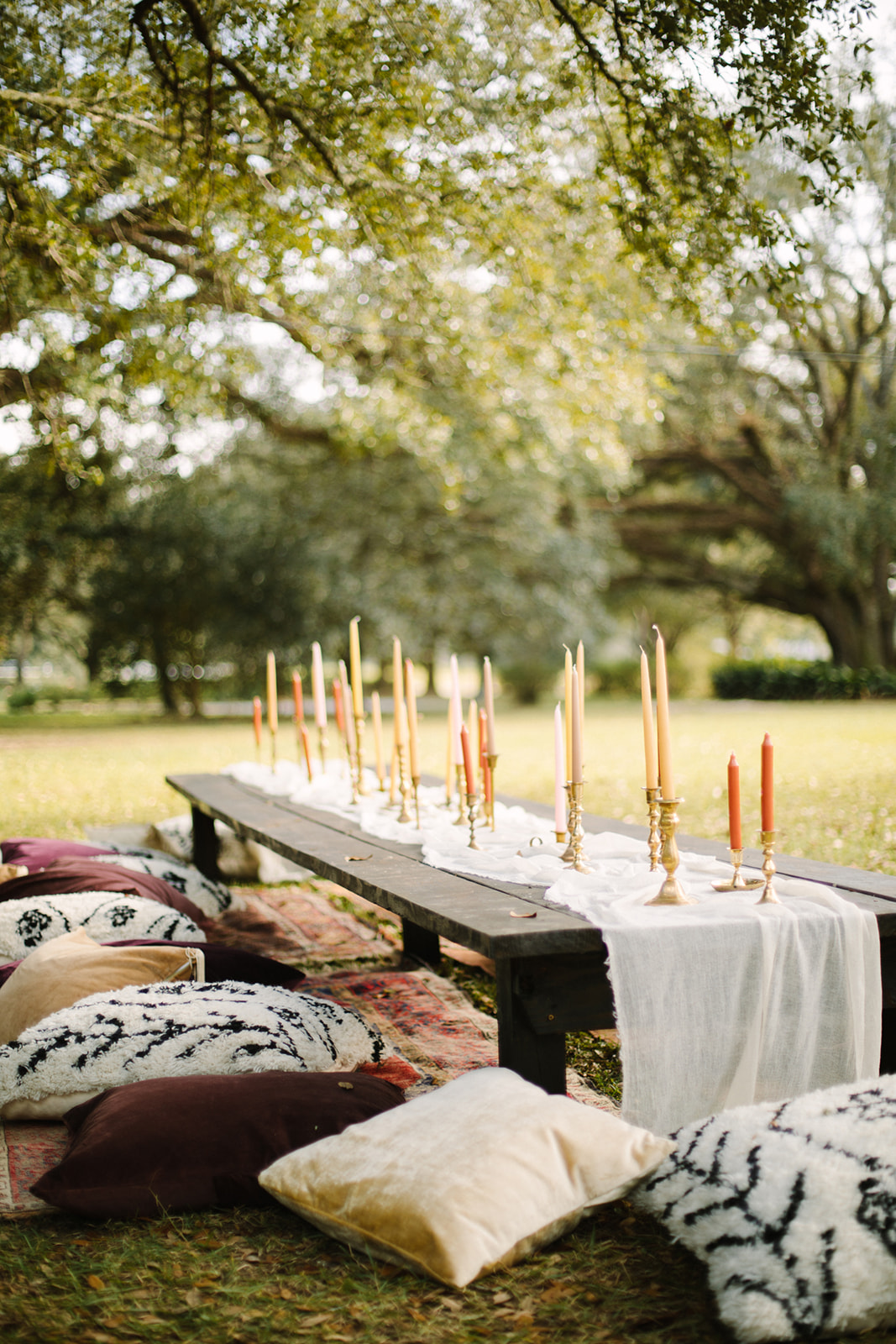 DIY fall backyard wedding