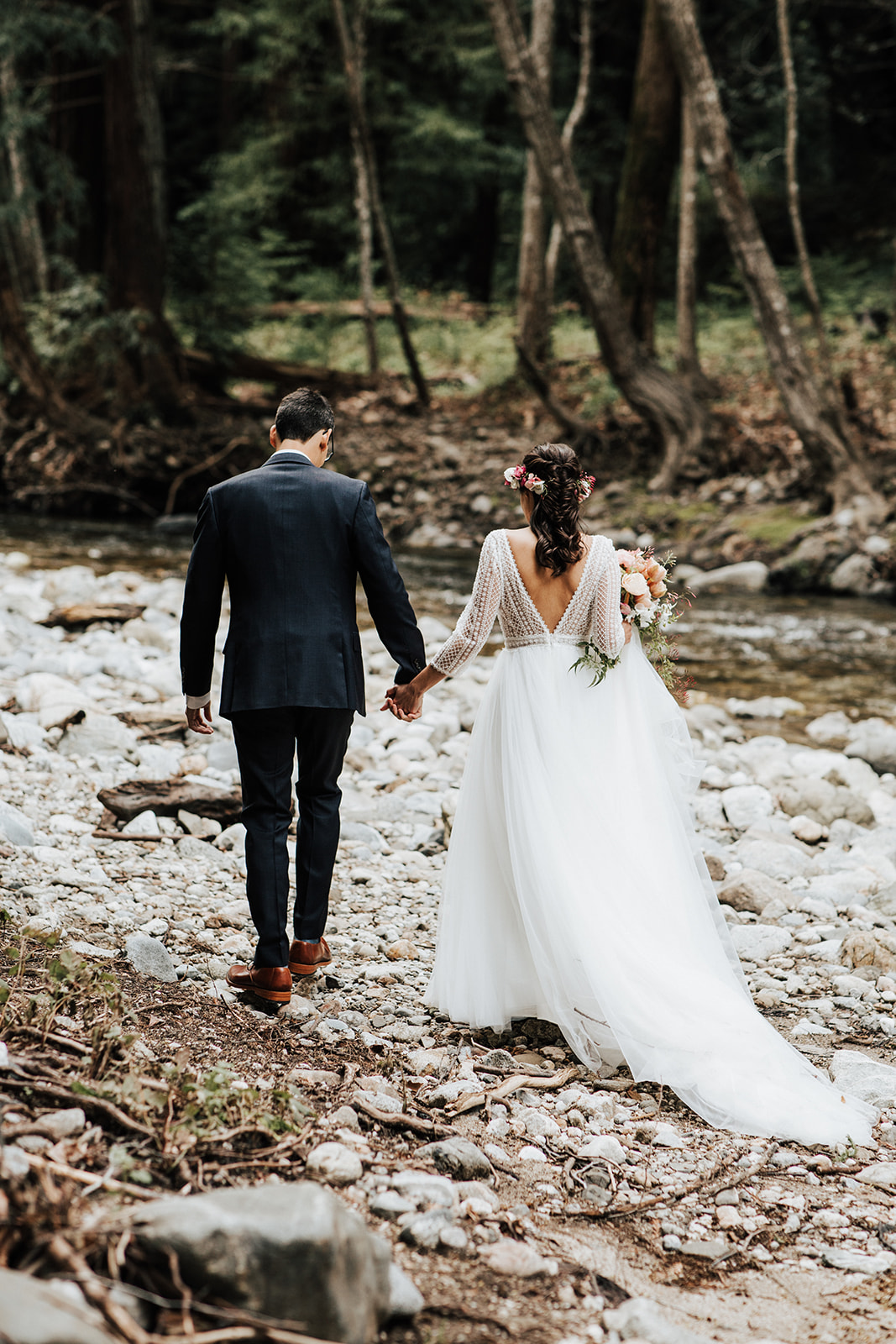 Whimsical and woodsy Big Sur elopement
