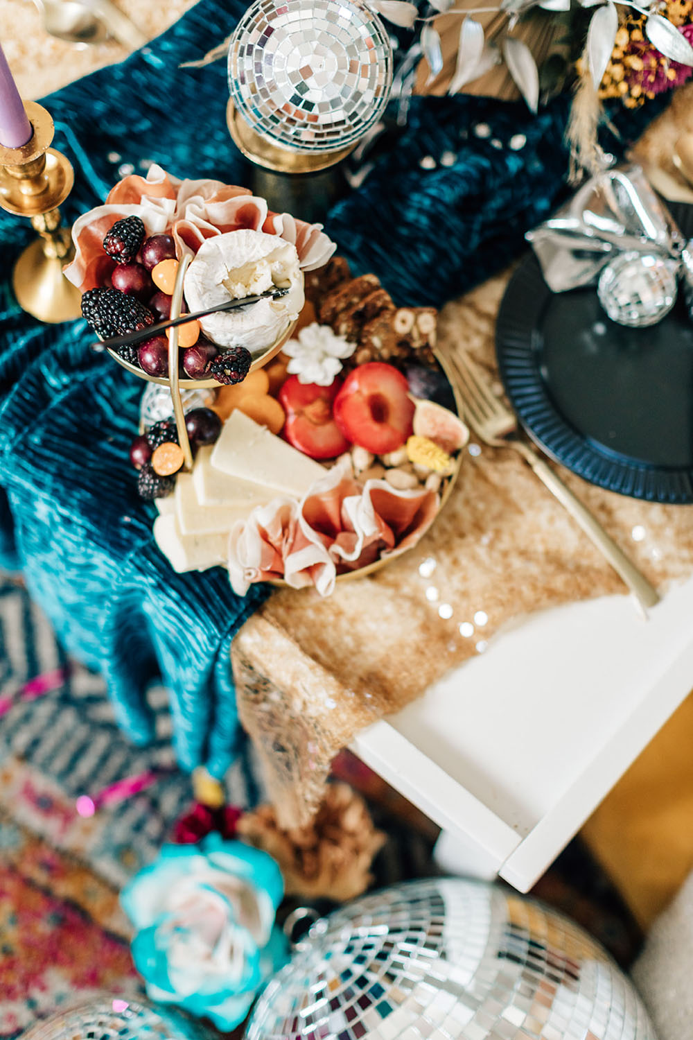 Disco themed bridal picnic