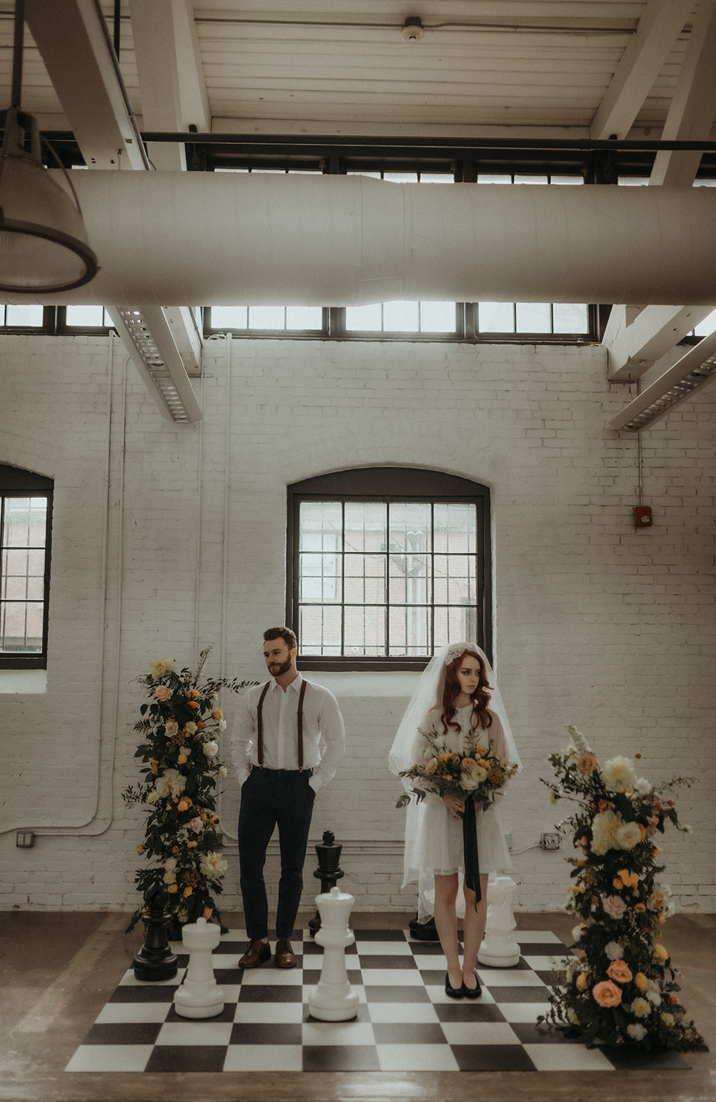 Moody vintage wedding ideas inspired by The Queen's Gambit