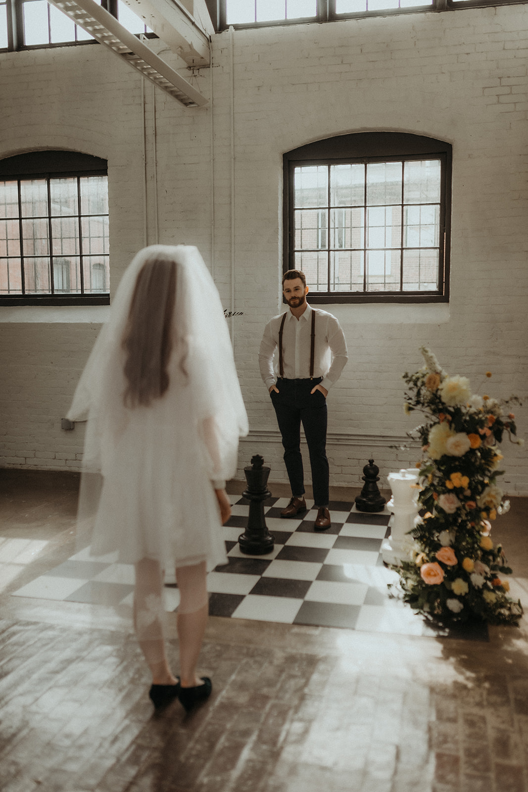 Moody vintage wedding ideas inspired by The Queen's Gambit