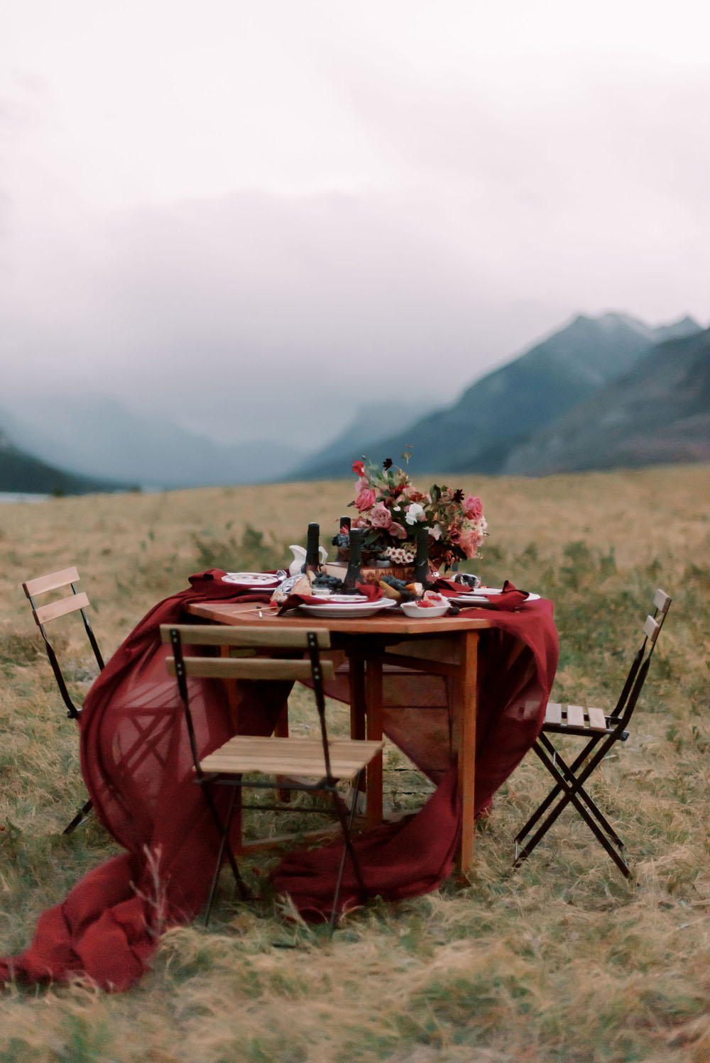 Stunning views meet fine art details in this fall Canada elopement