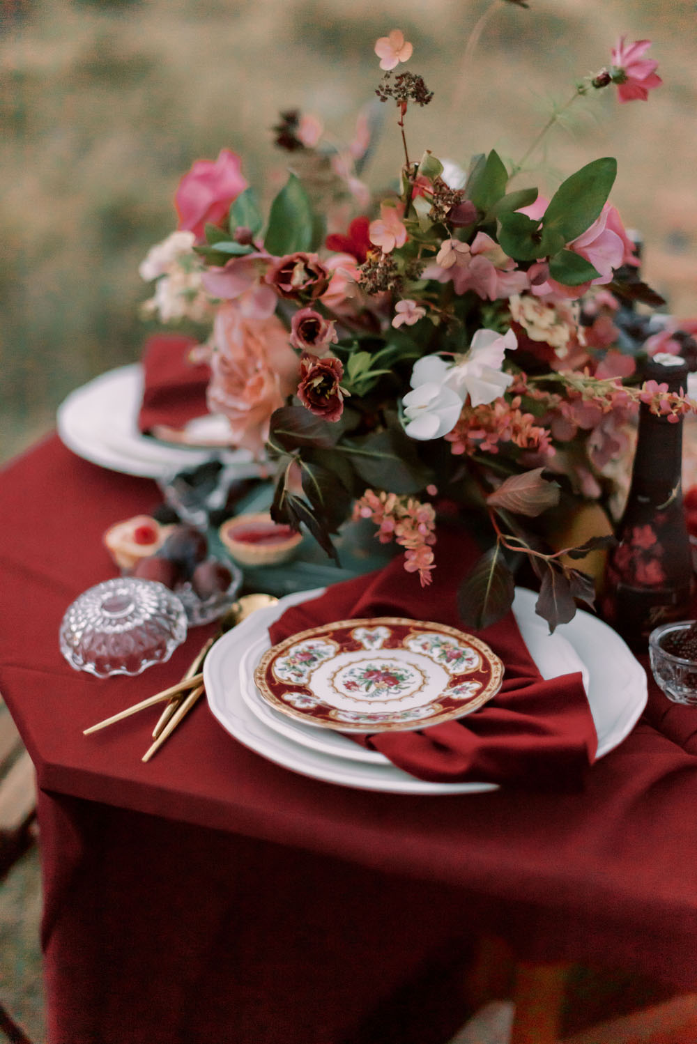 Stunning views meet fine art details in this fall Canada elopement