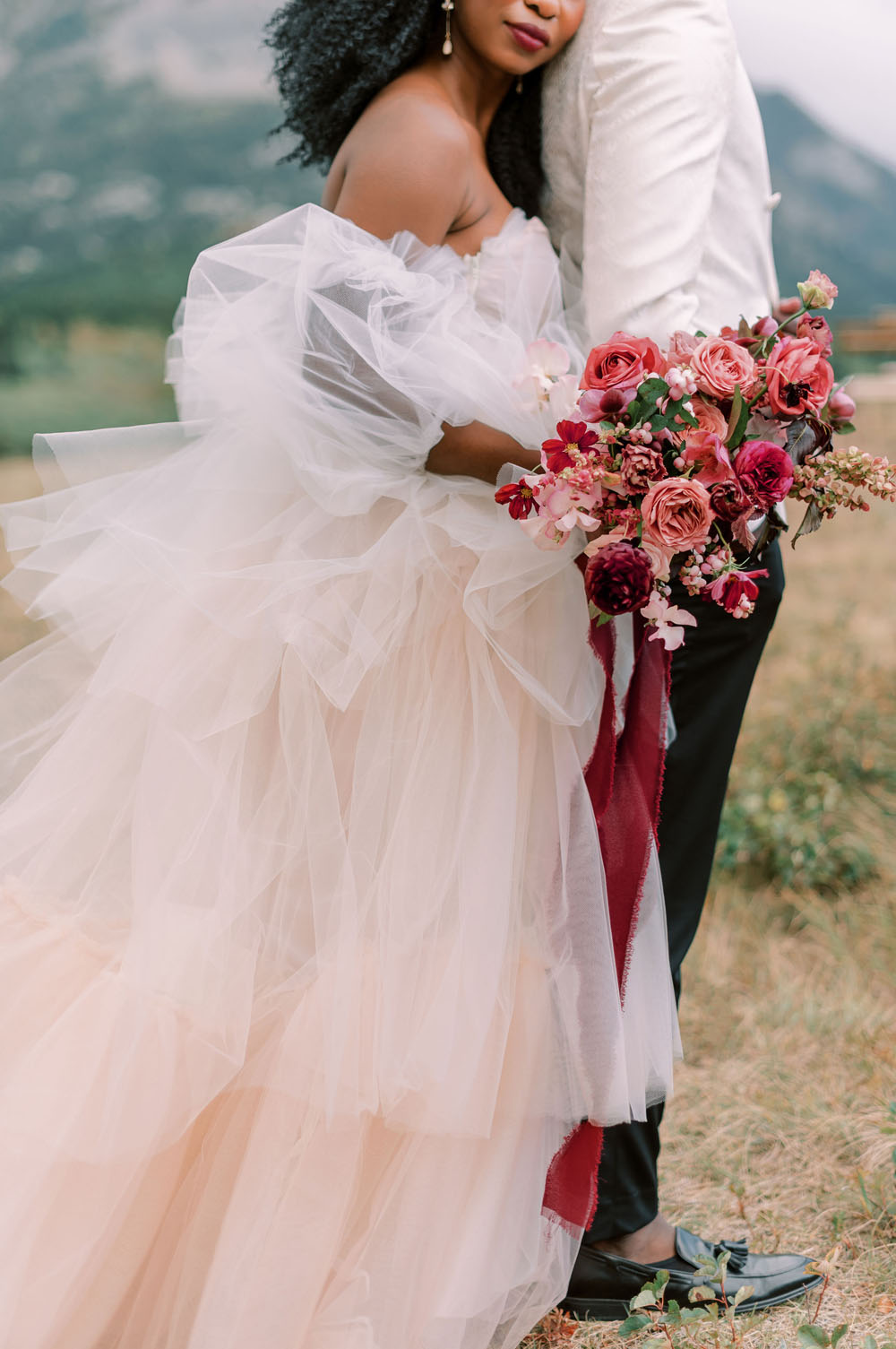 Stunning views meet fine art details in this fall Canada elopement