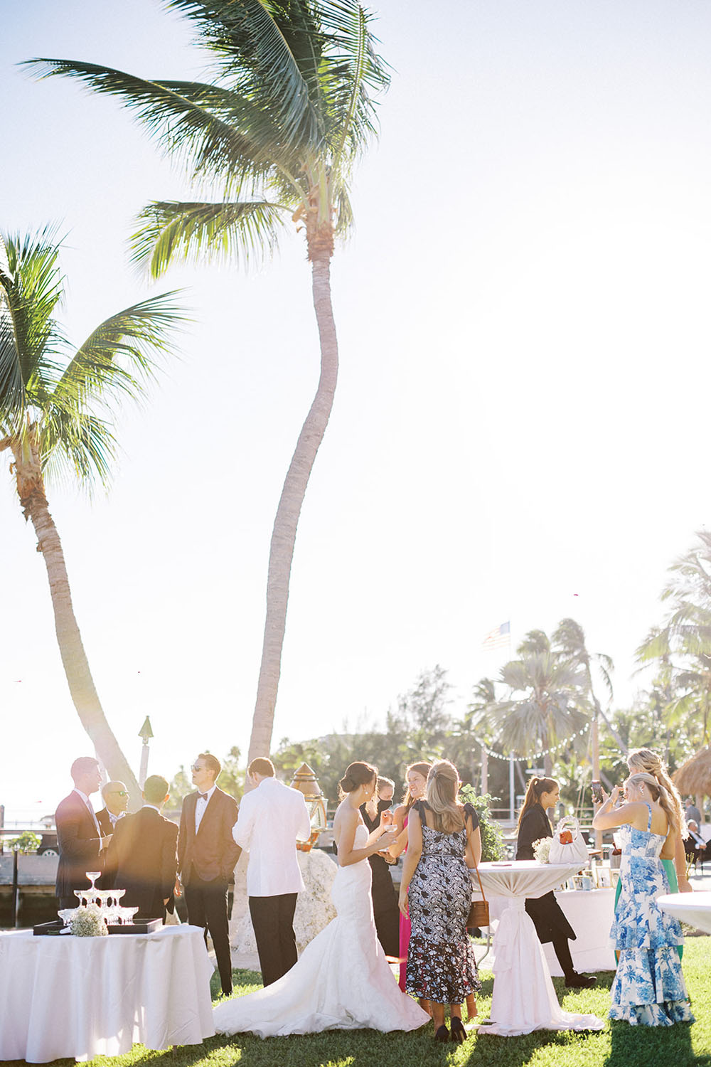 Elegant Black Tie Meets Florida Keys Style Wedding Celebration