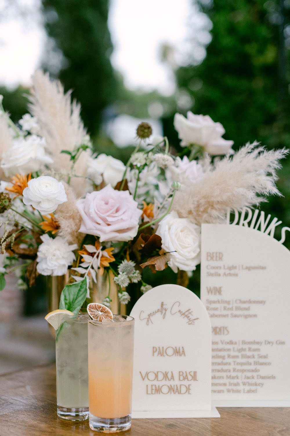 Modern Tuscan Boho Themed wedding