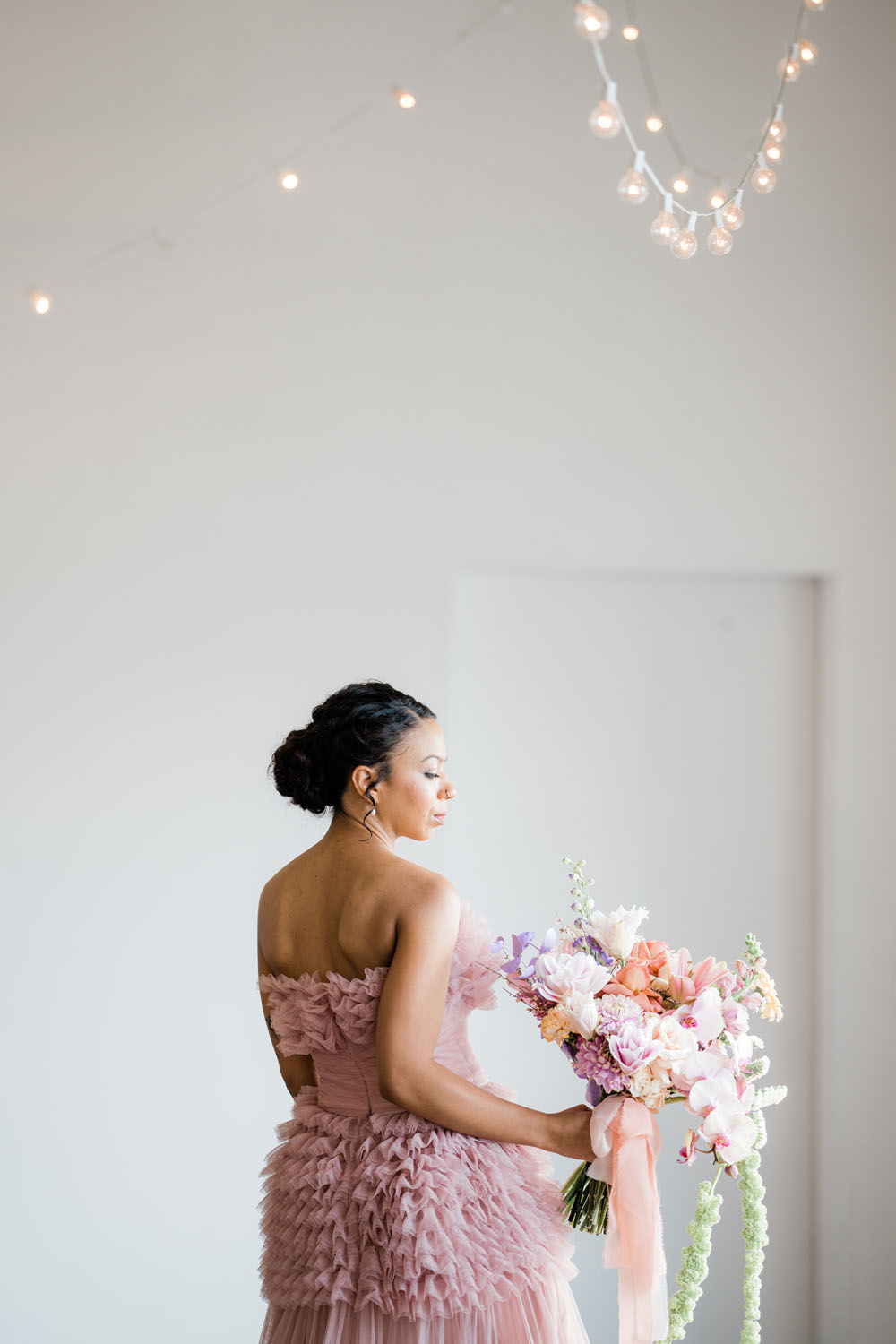 Pink micro wedding with The Pop-Up Chapel in Toronto