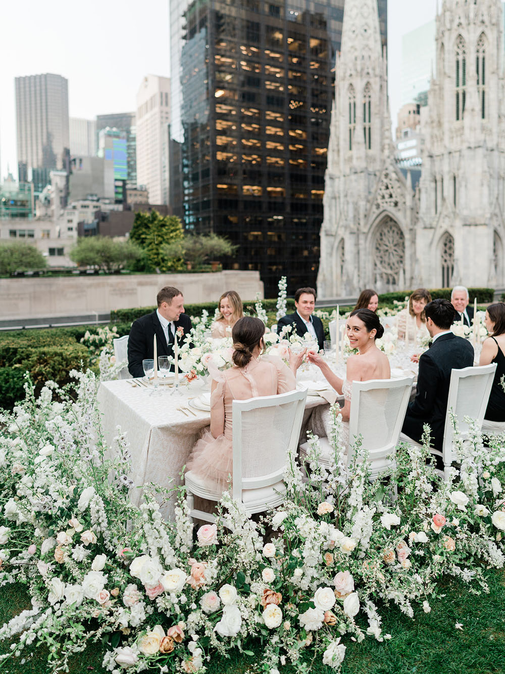 Luxurious English garden wedding inspiration in NYC
