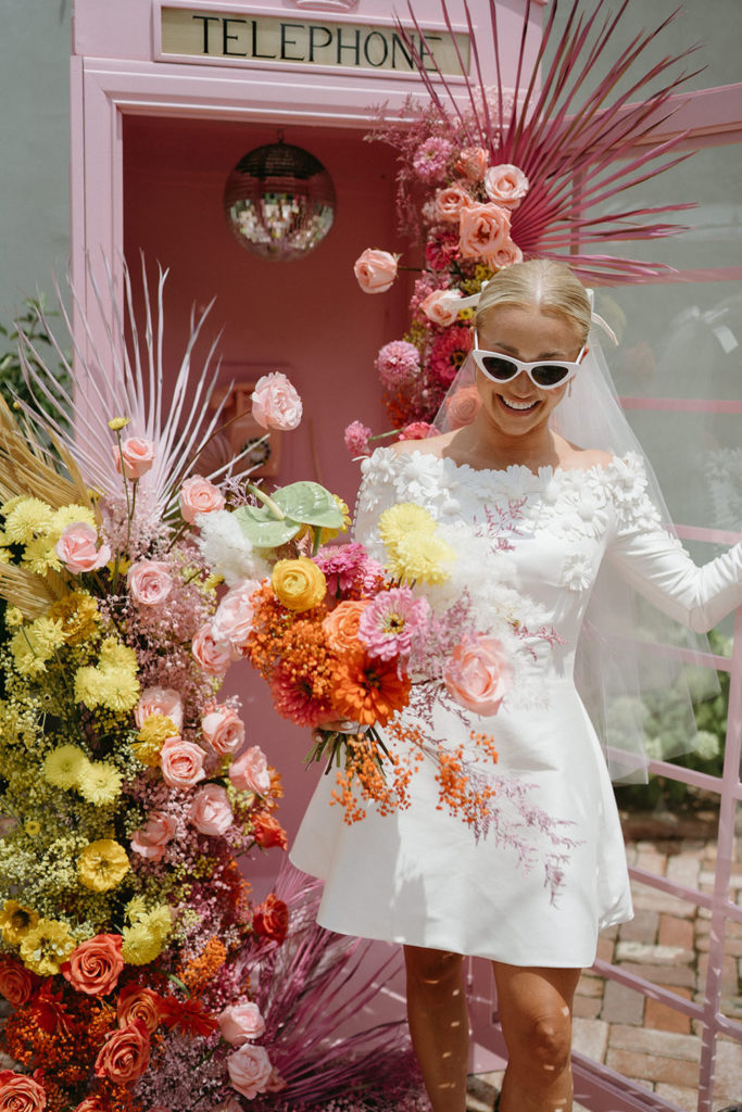 colorful bridal inspiration