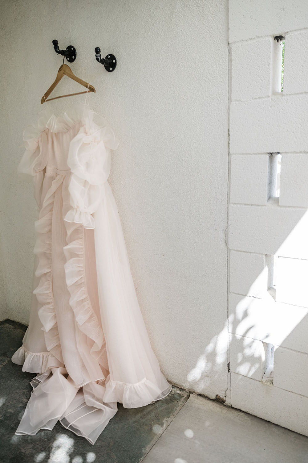 Colorful Ace Hotel Palm Springs wedding with a pool party