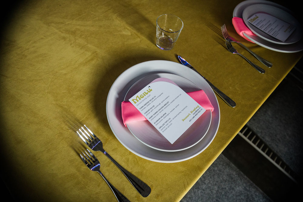 Colorful Ace Hotel Palm Springs wedding with a pool party