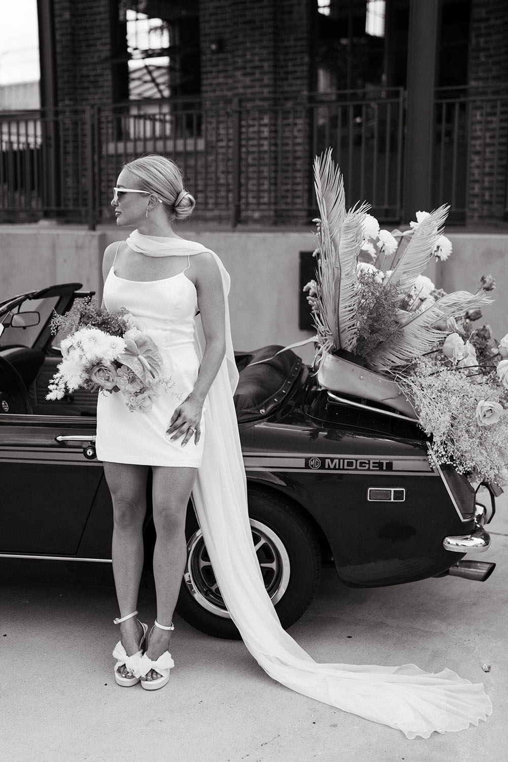 retro bridal fashion