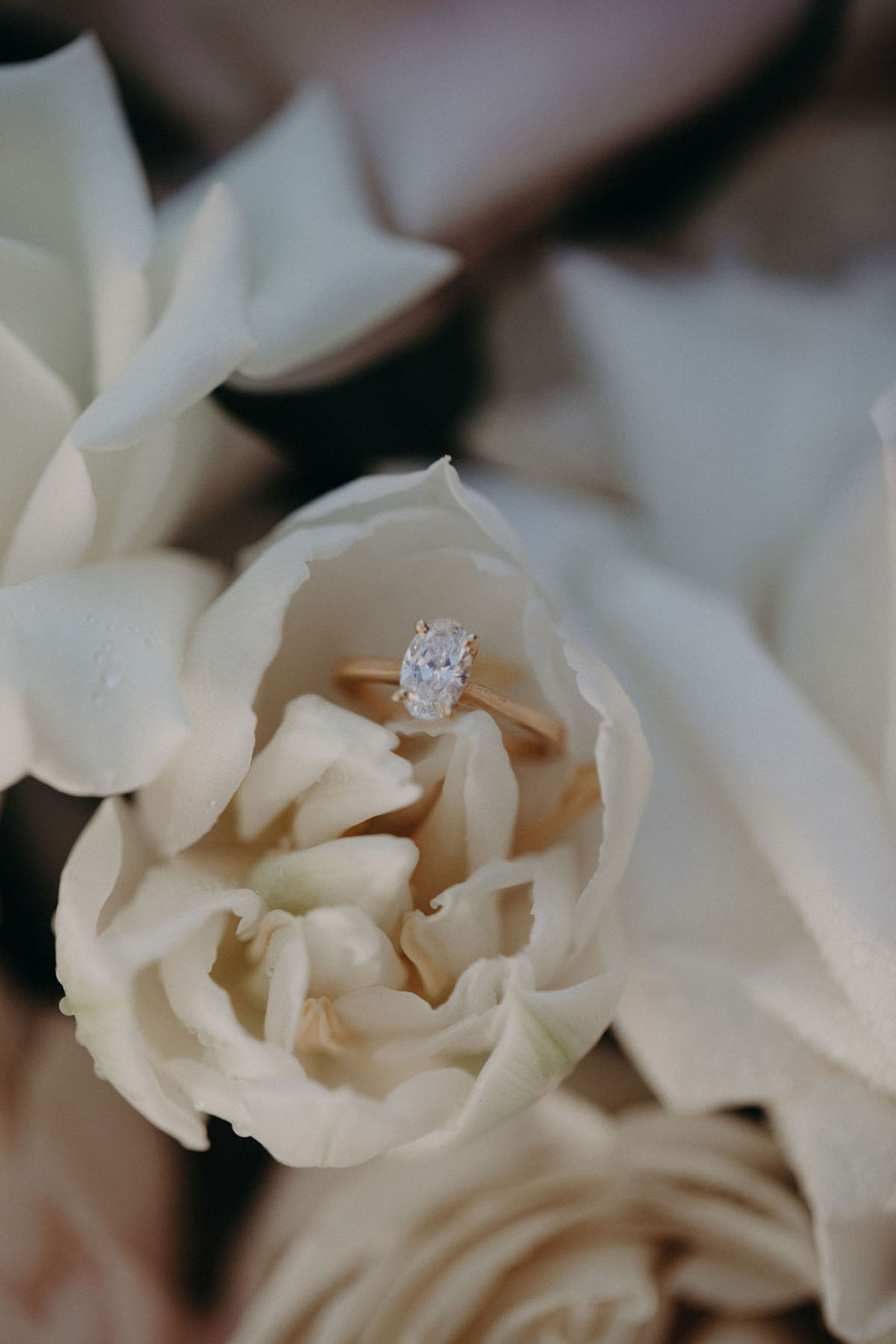 close up of wedding ring