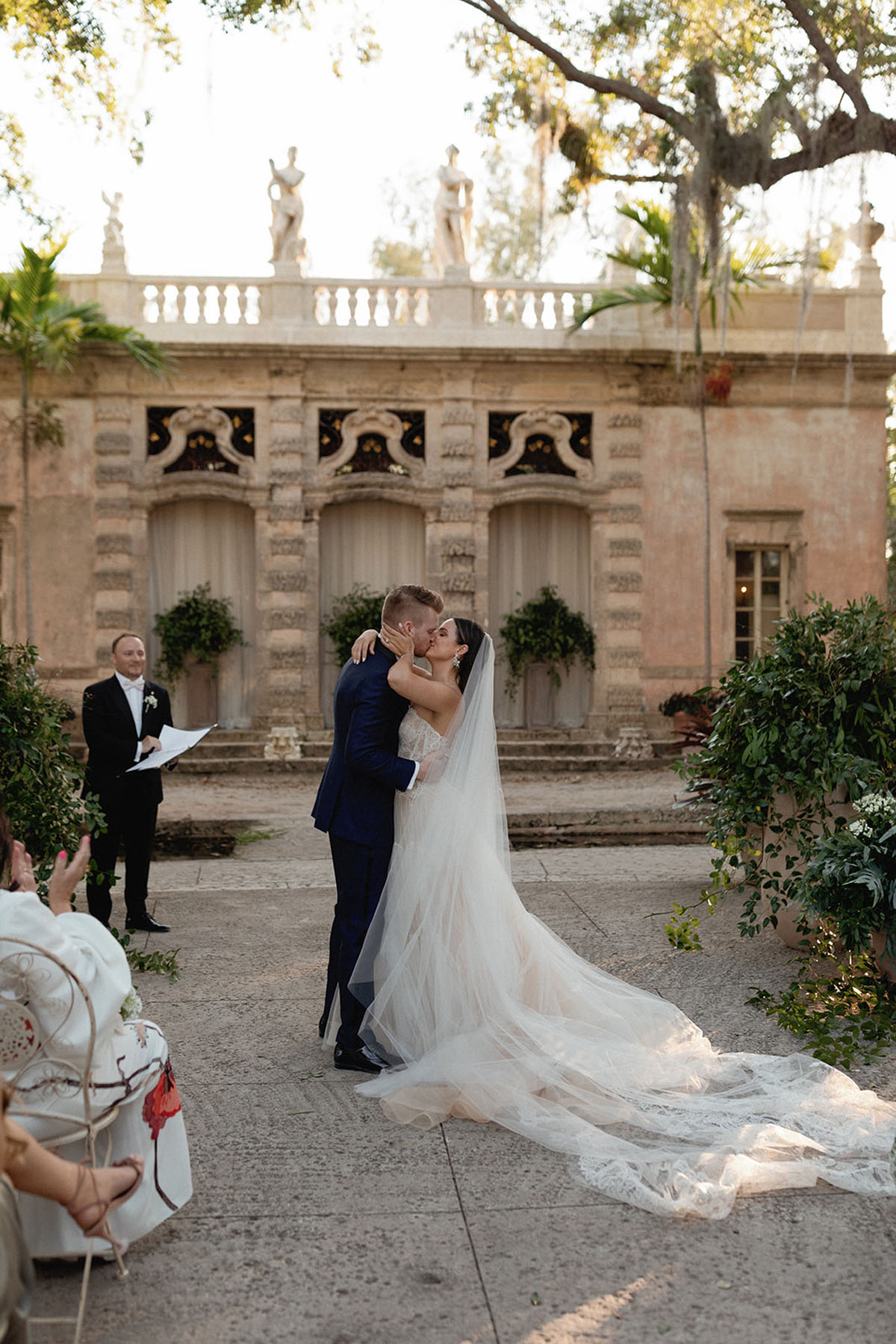 Vizcaya Museum wedding inspired by Italy