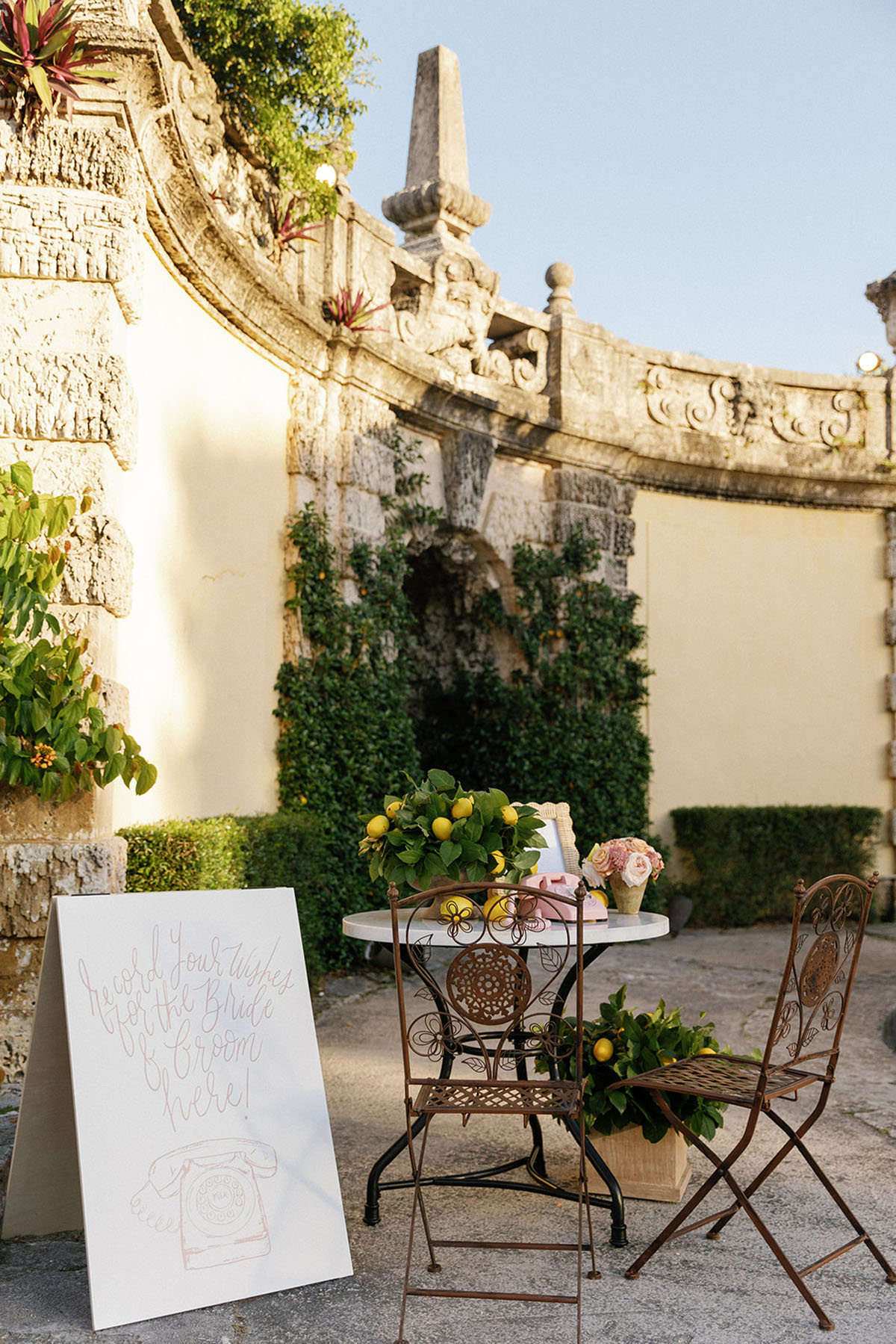 Florida wedding at Vizcaya Museum