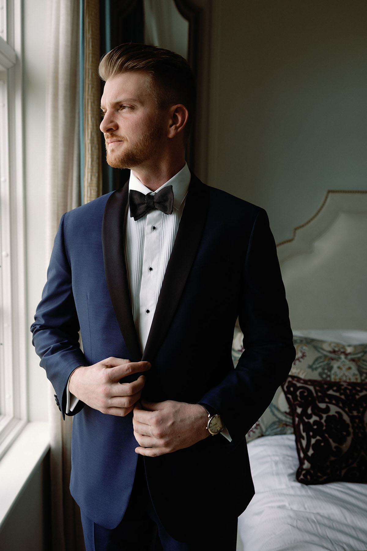 italian inspired groom's tux