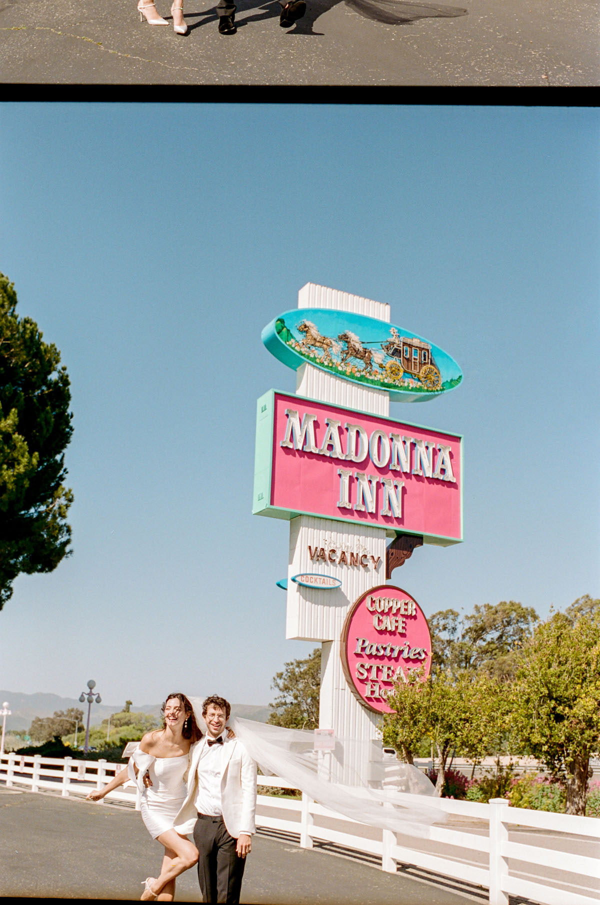 Road trip elopement to the Madonna Inn