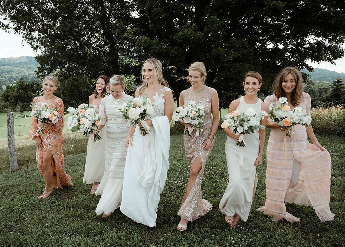 A romantic North Carolina mountain wedding with a killer dance party to top it all off