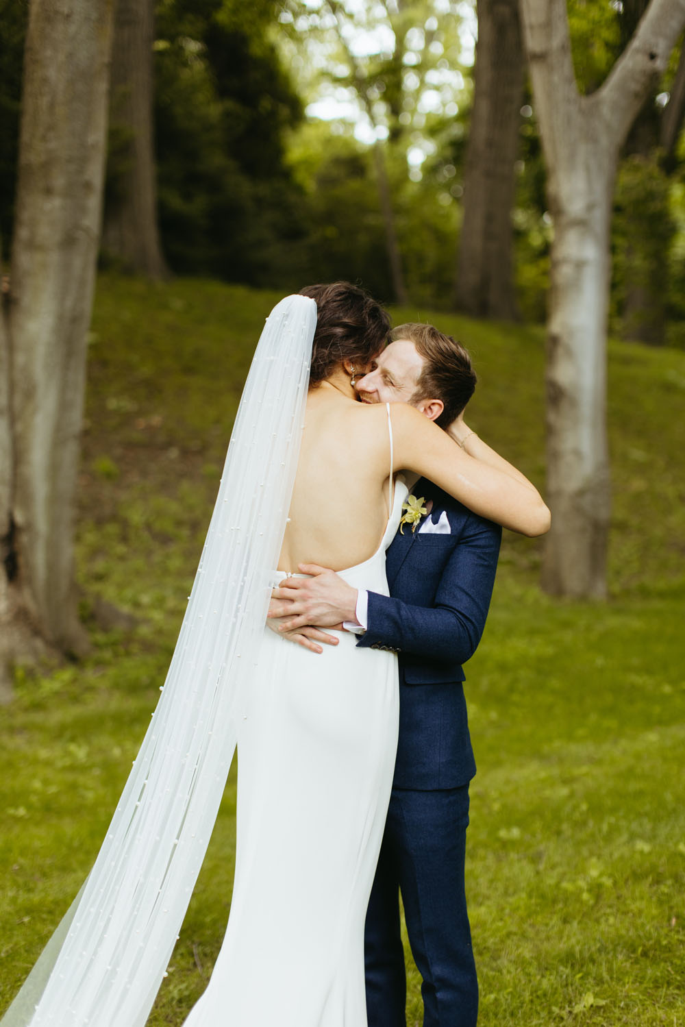 Colorful al fresco garden wedding in New York