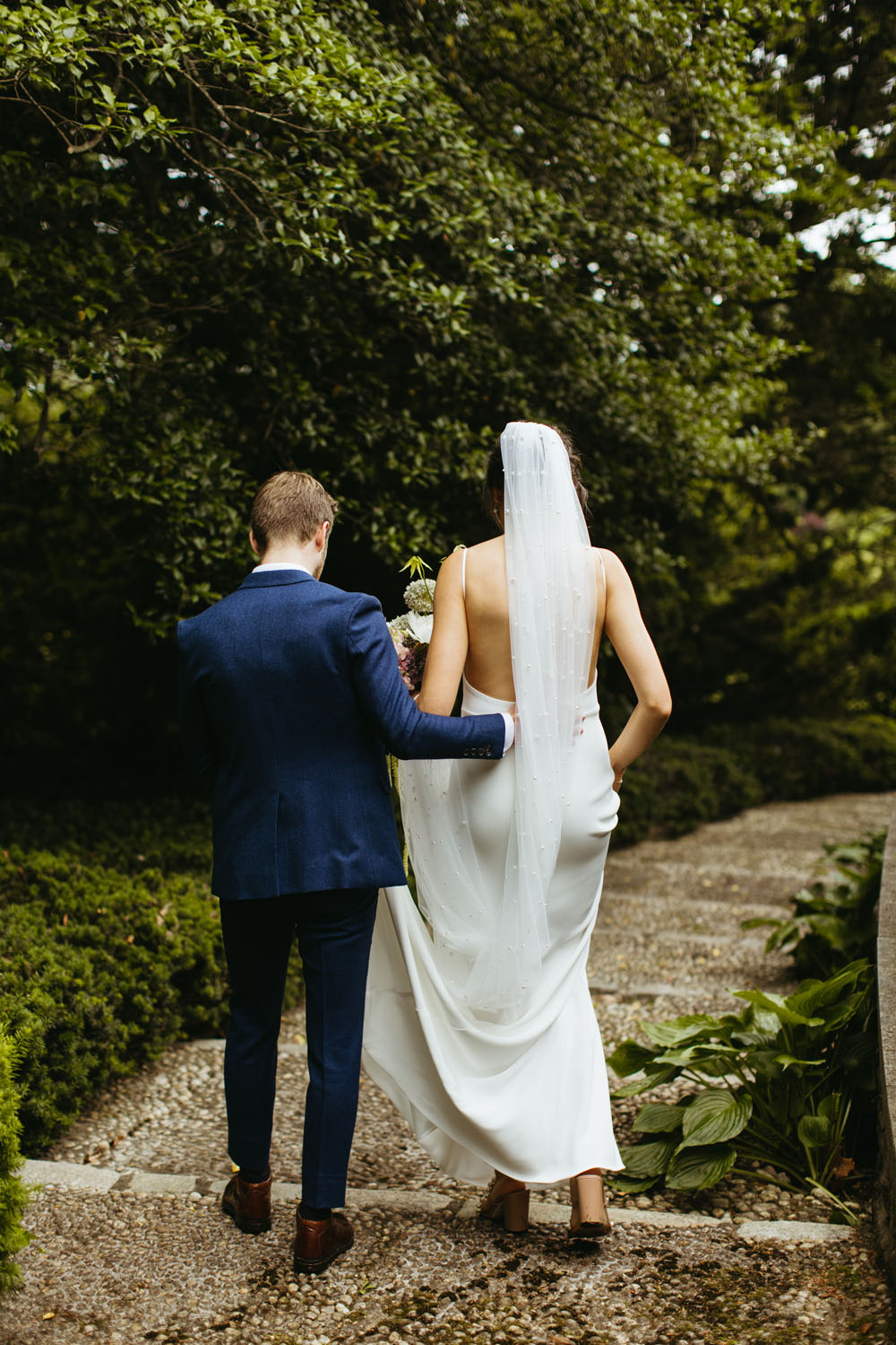 wedding first look portraits