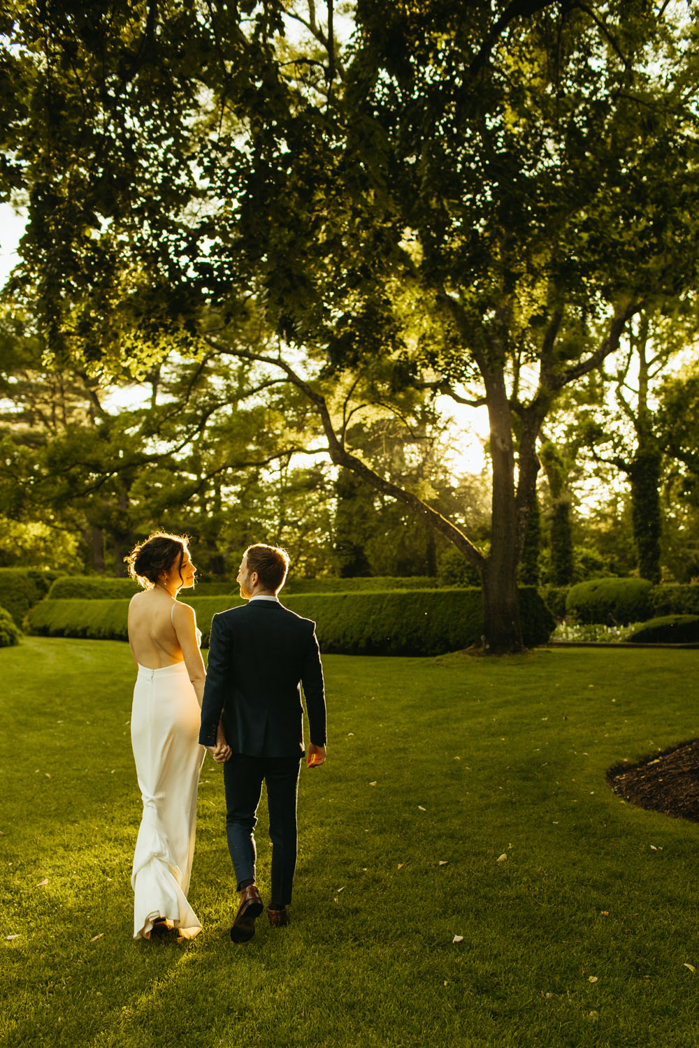 Colorful al fresco garden wedding in New York