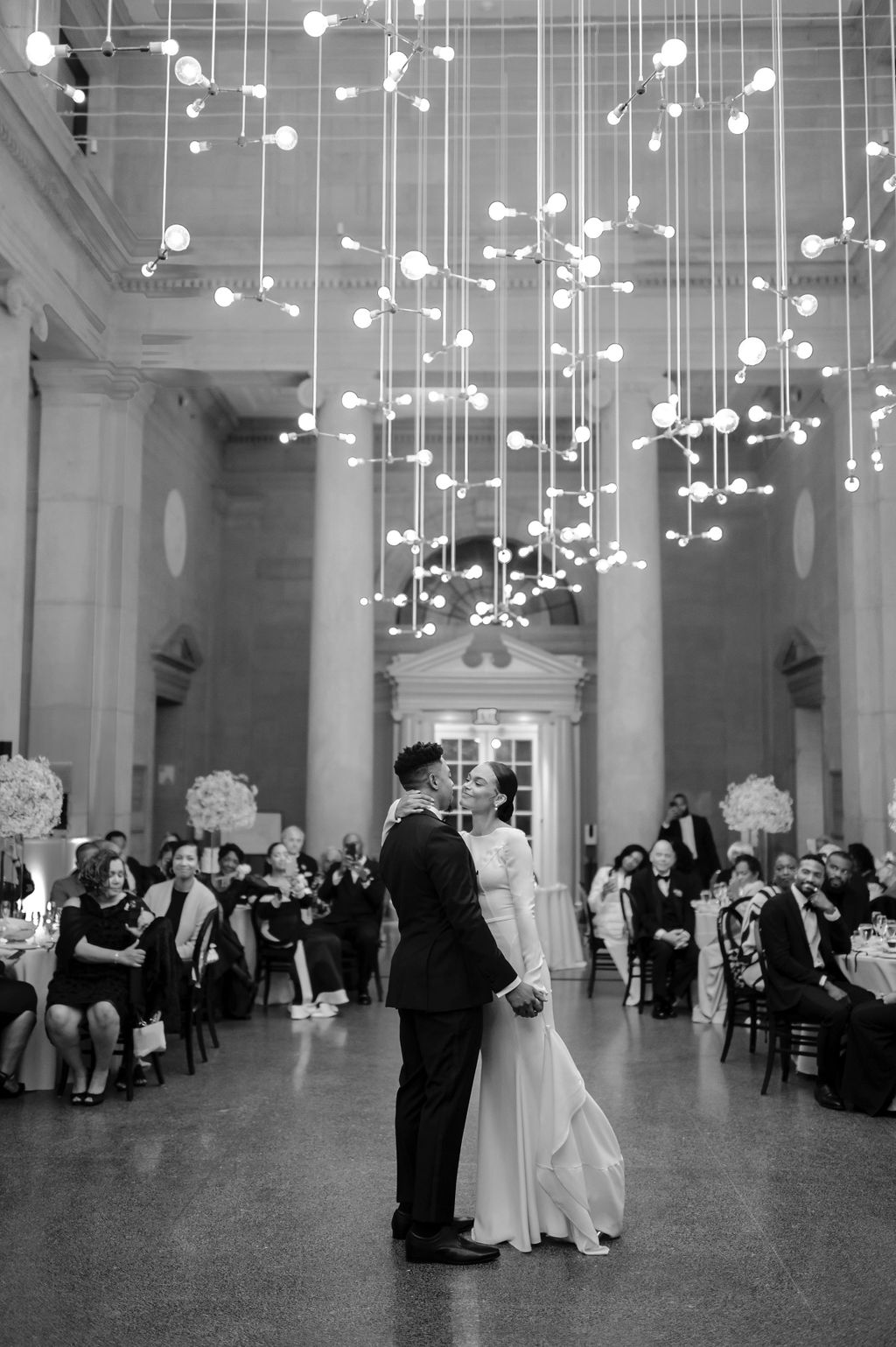 Formal wedding at the Baltimore Museum of Art