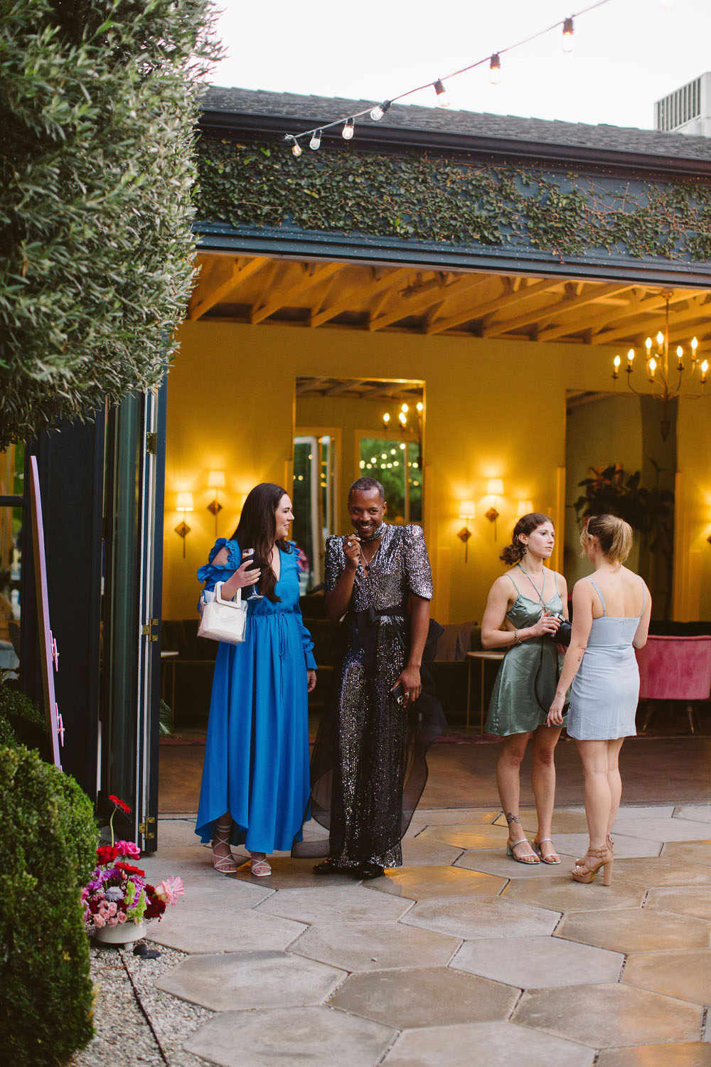 Colorful wedding at The Fig House
