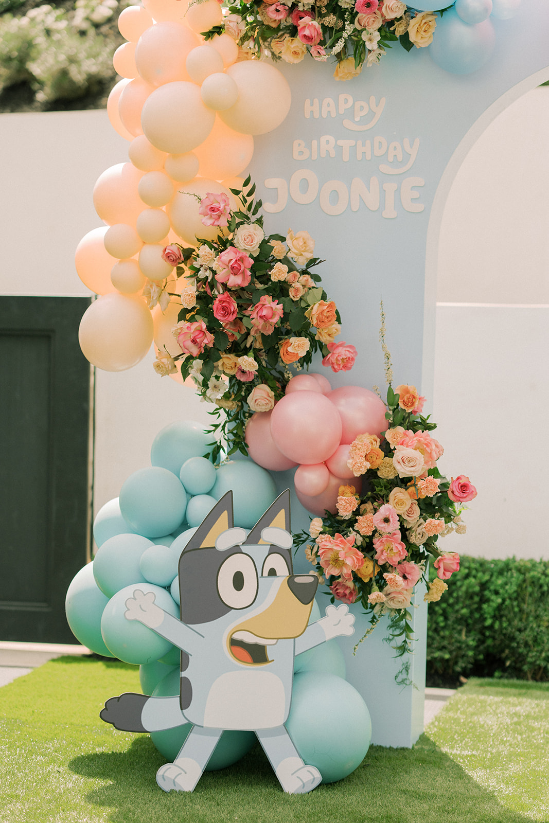 Bluey First Birthday Party - Bluey Themed Party 100 Layer Cake