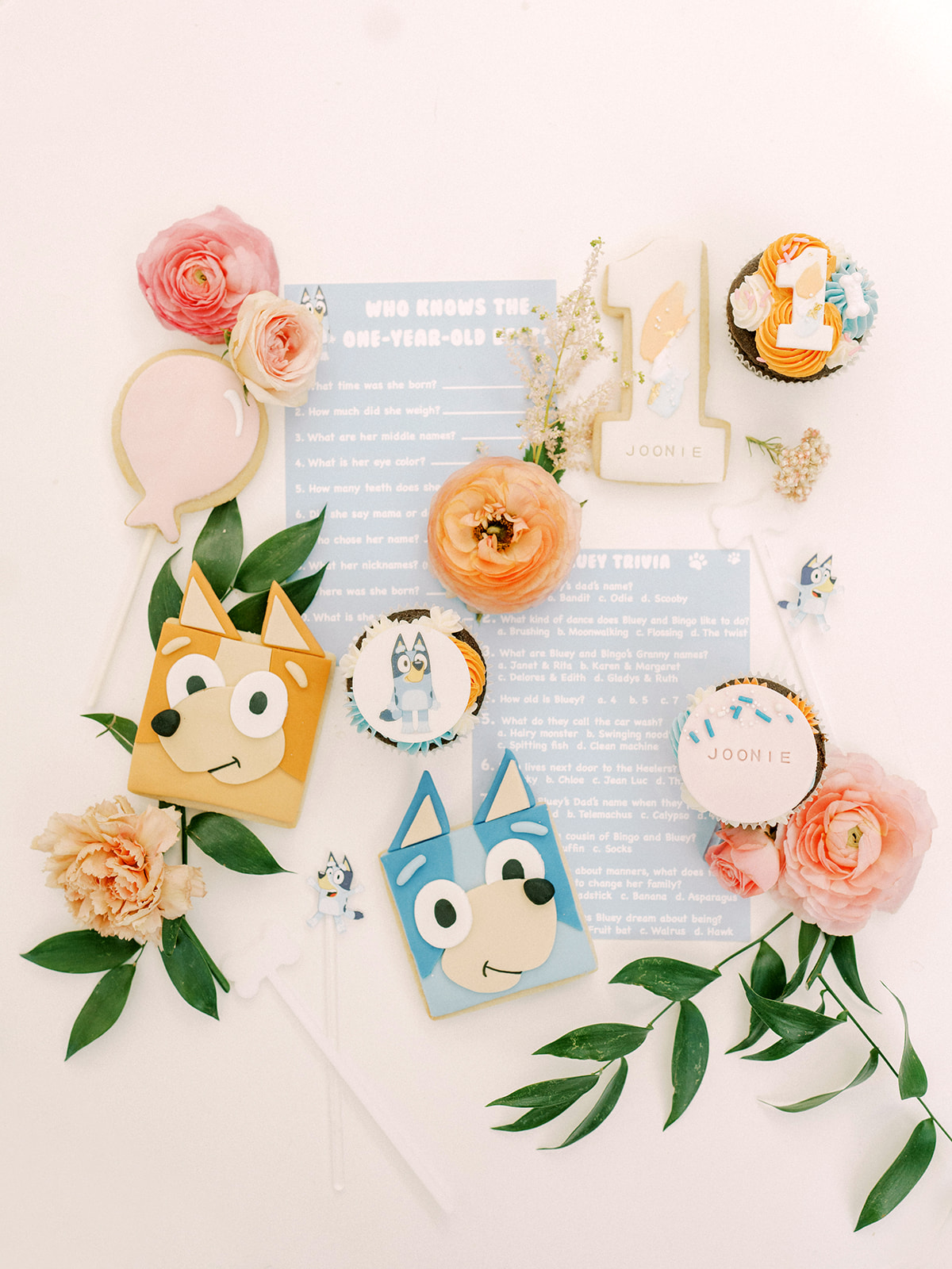 Bluey First Birthday Party – Bluey Themed Party 100 Layer Cake