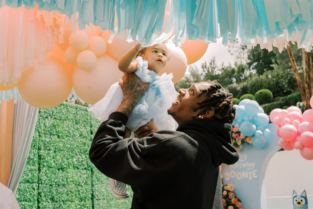 Blue First Birthday Party - Jalen Ramsey's Daughter's First Birthday