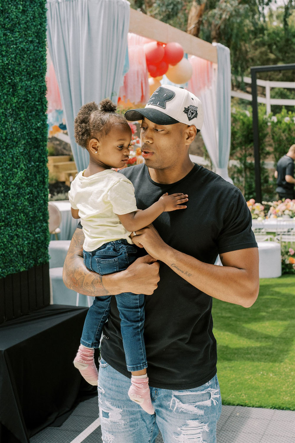 Blue First Birthday Party - Jalen Ramsey's Daughter's First Birthday