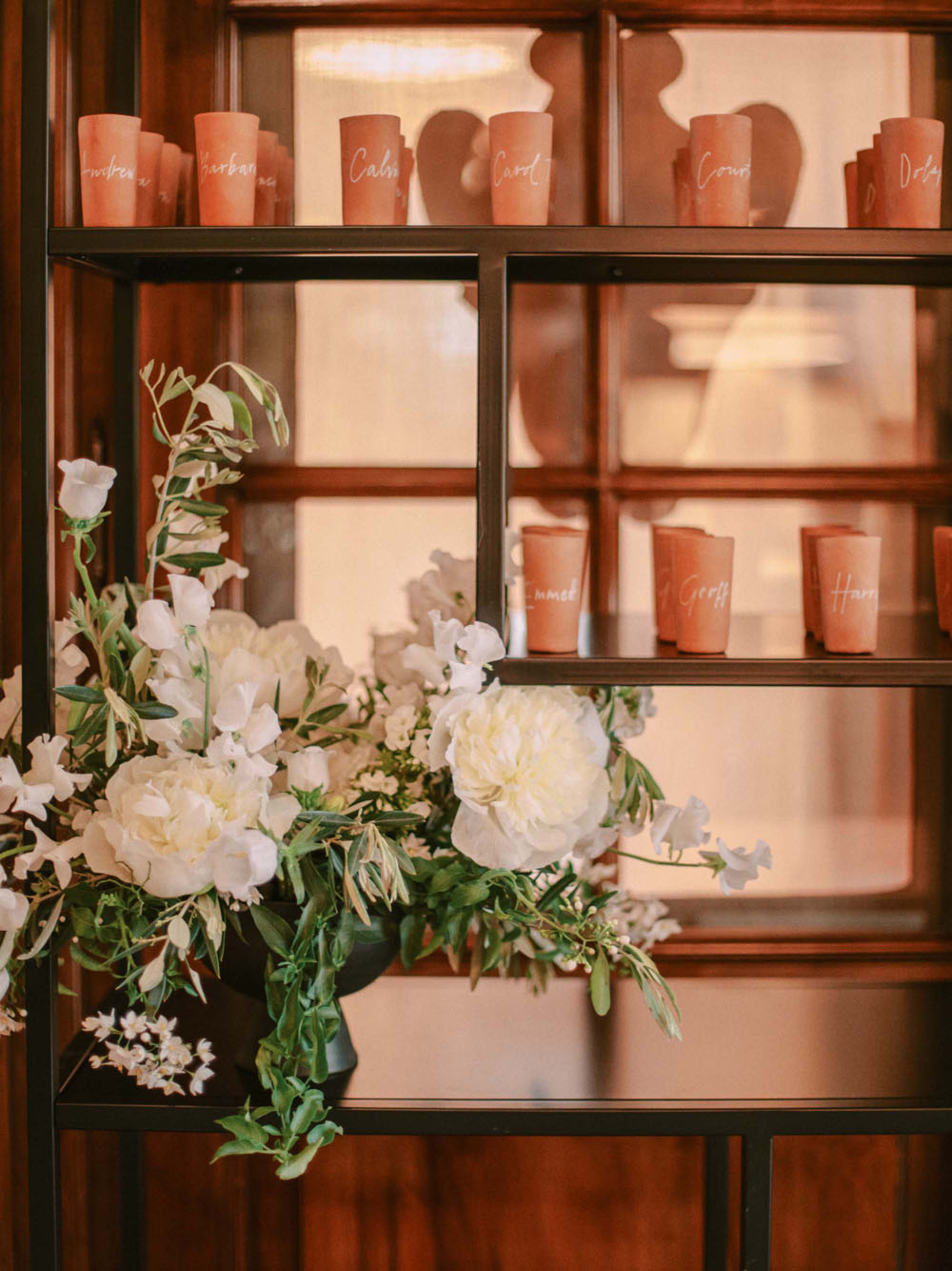 terracotta glasses wedding favors