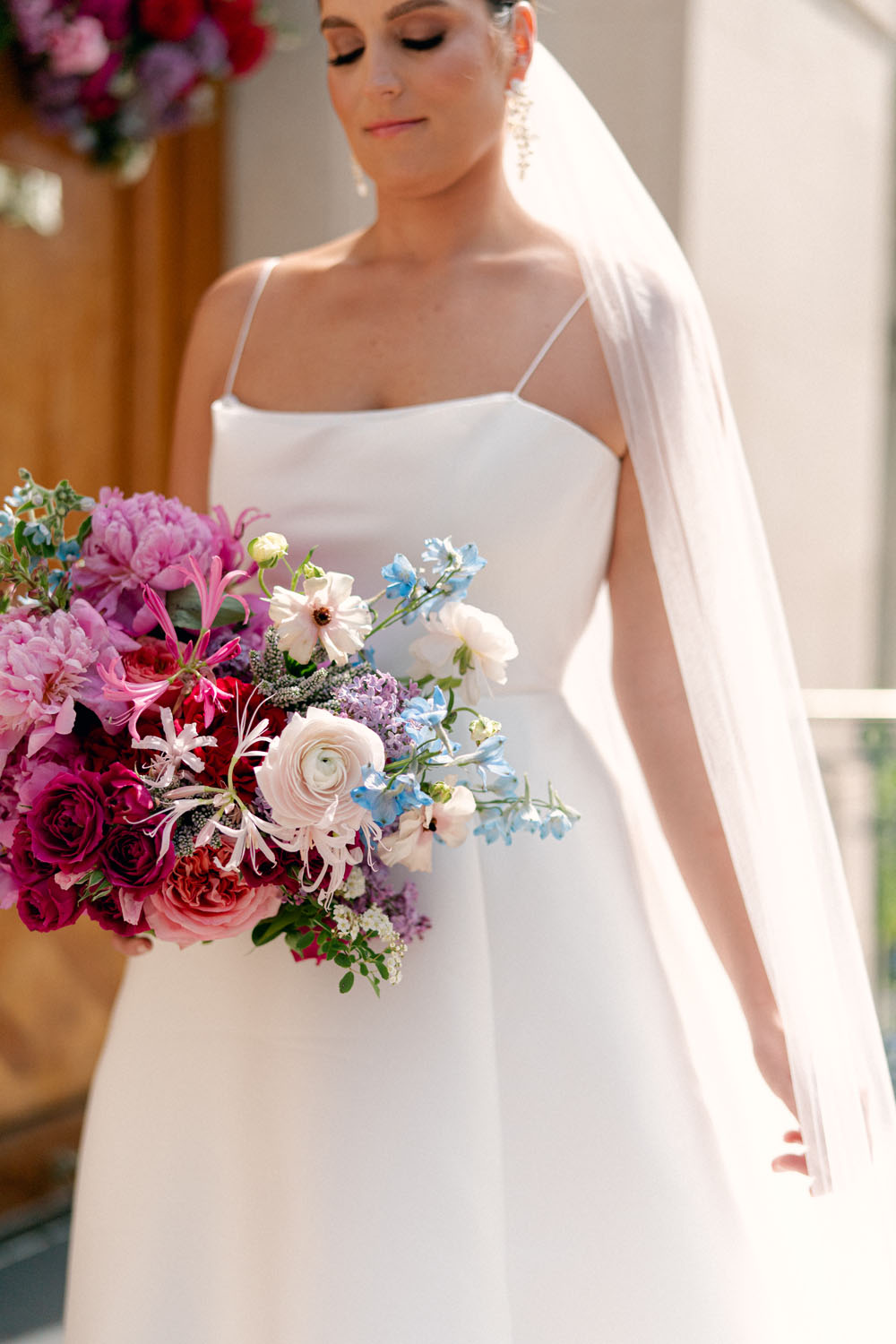 jewel toned bridal bouquet