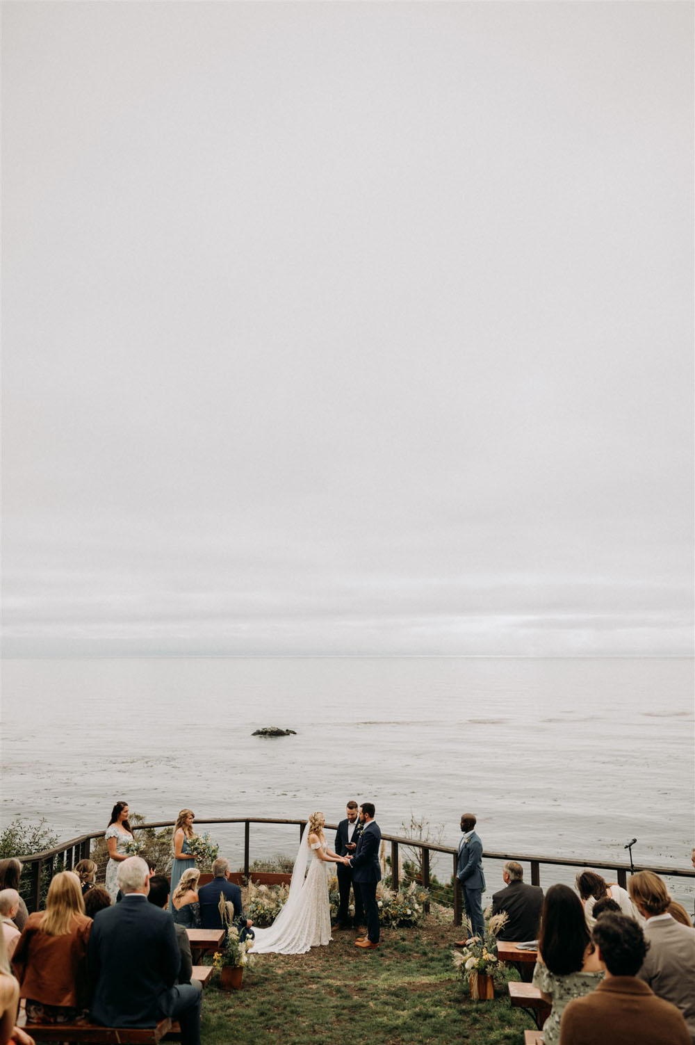 Big Sur wedding with a pre-wedding shoot and private vows 