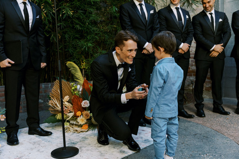 ring bearer at wedding