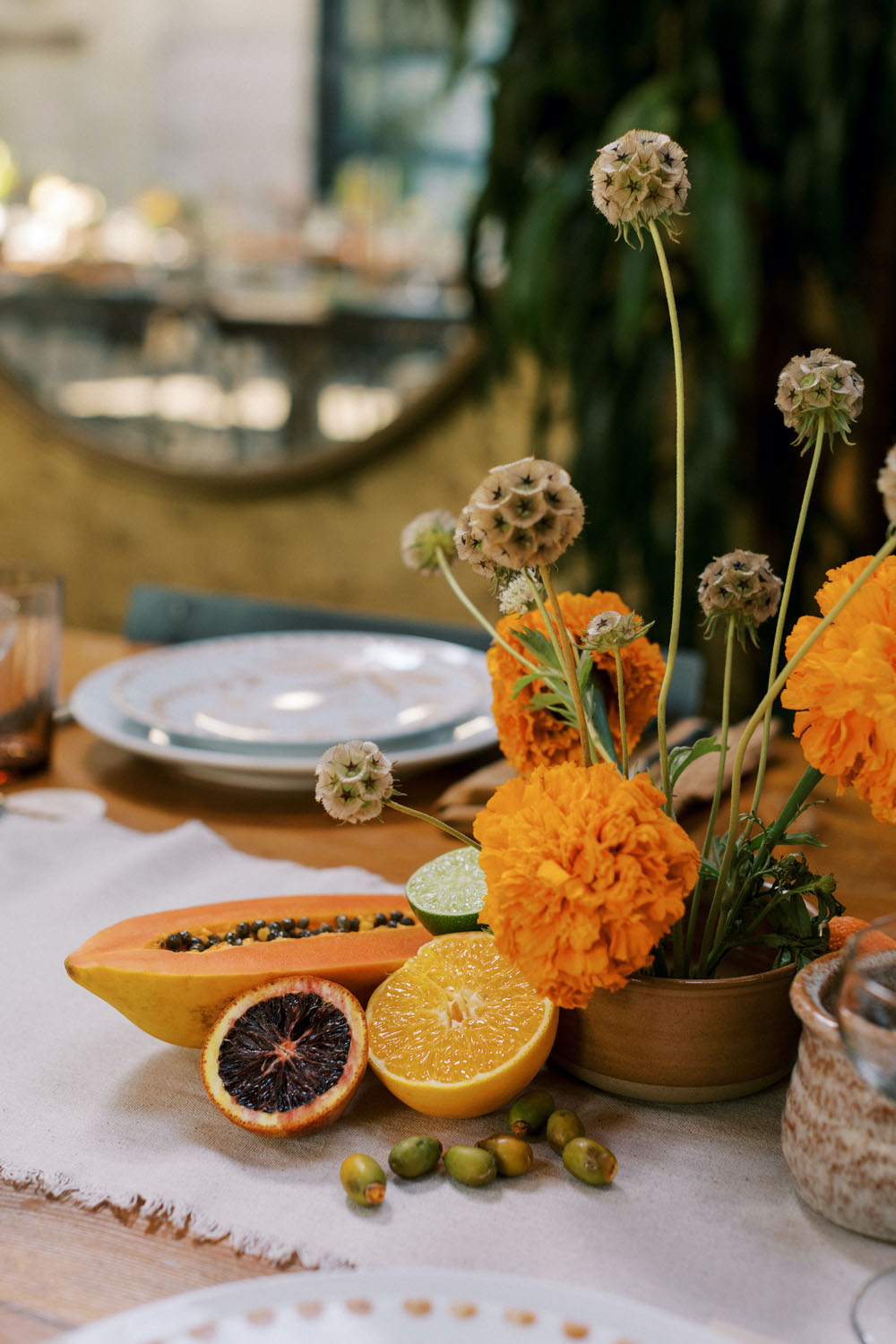 citrus centerpieces