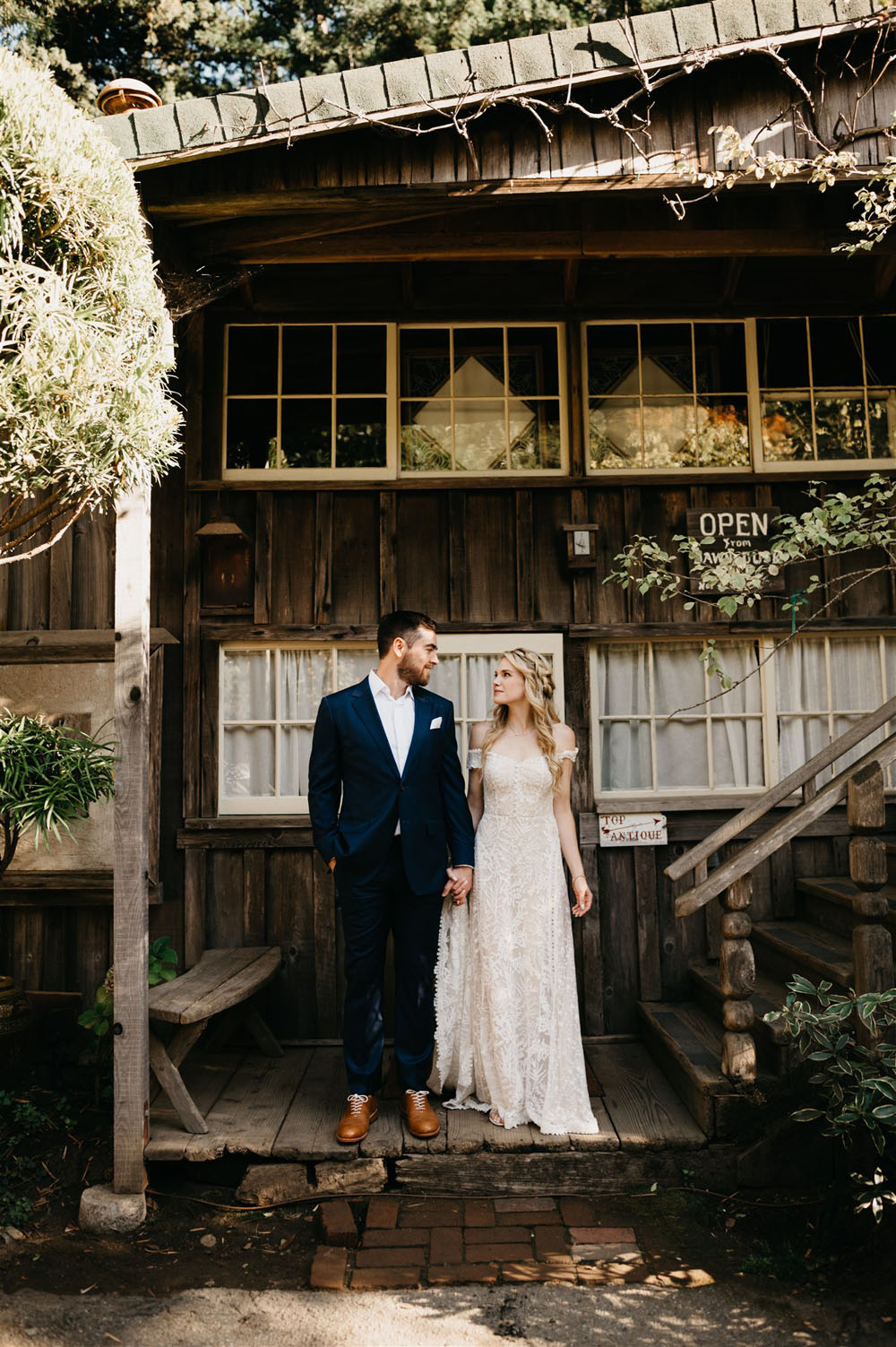 Big Sur wedding with a pre-wedding shoot and private vows 