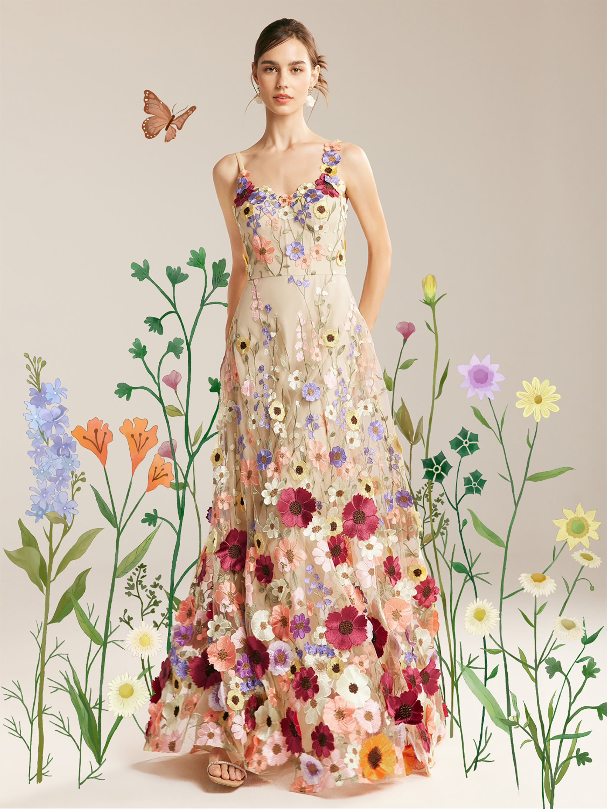 spring bridesmaid dress