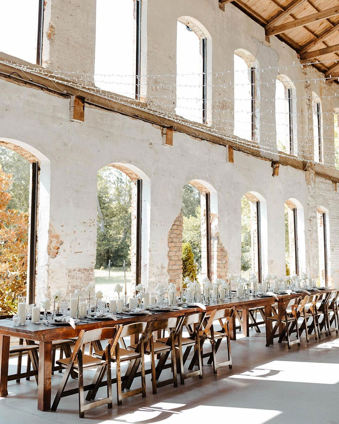 Romantic wedding at The Providence Cotton Mill