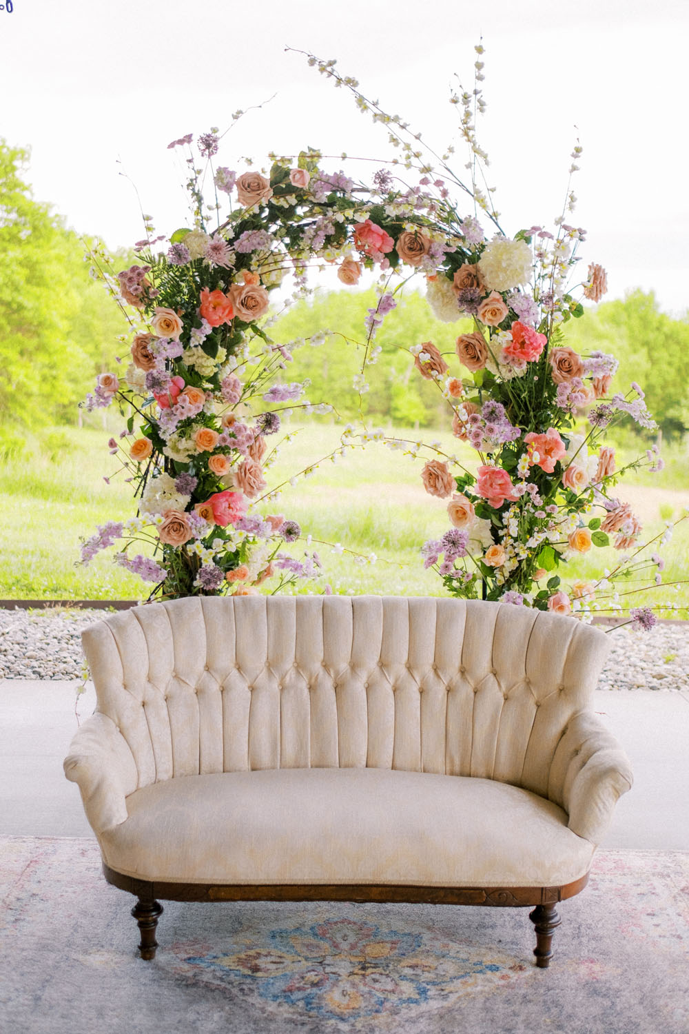 ceremony arch and recption decor