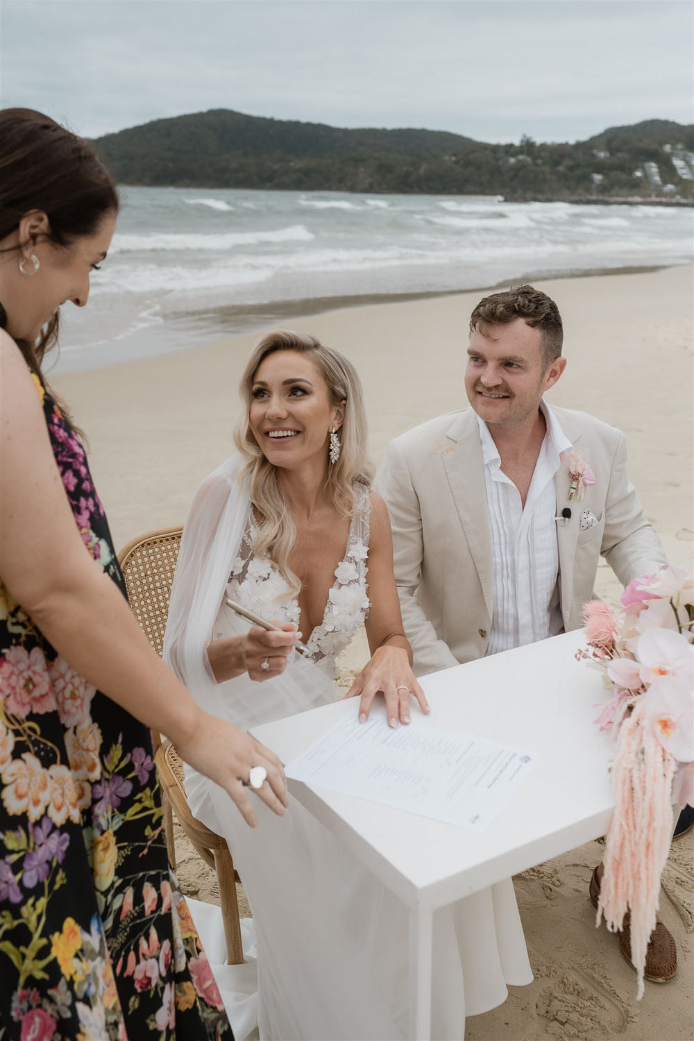 Australian beach wedding