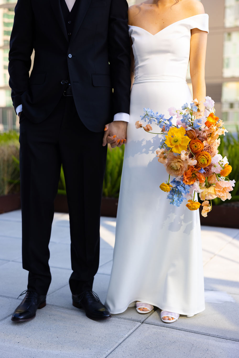 Colorful modern wedding at The Lane in San Diego