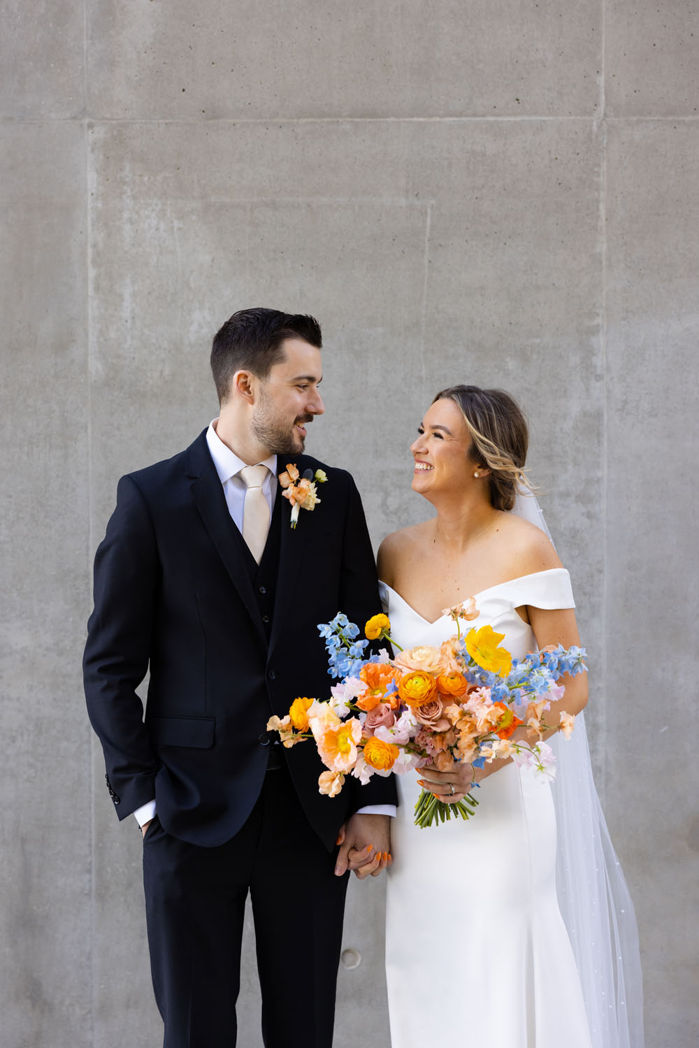 Colorful modern wedding at The Lane in San Diego