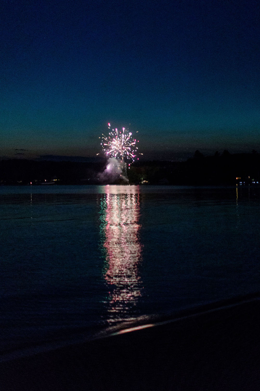 fireworks at wedding