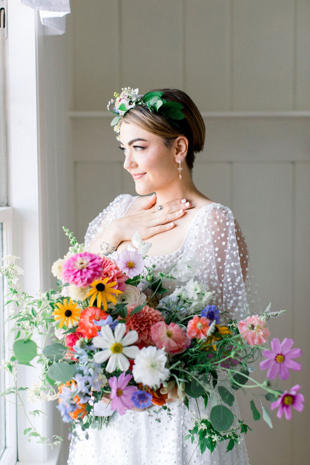 Whimsical DIY lakeside summer wedding