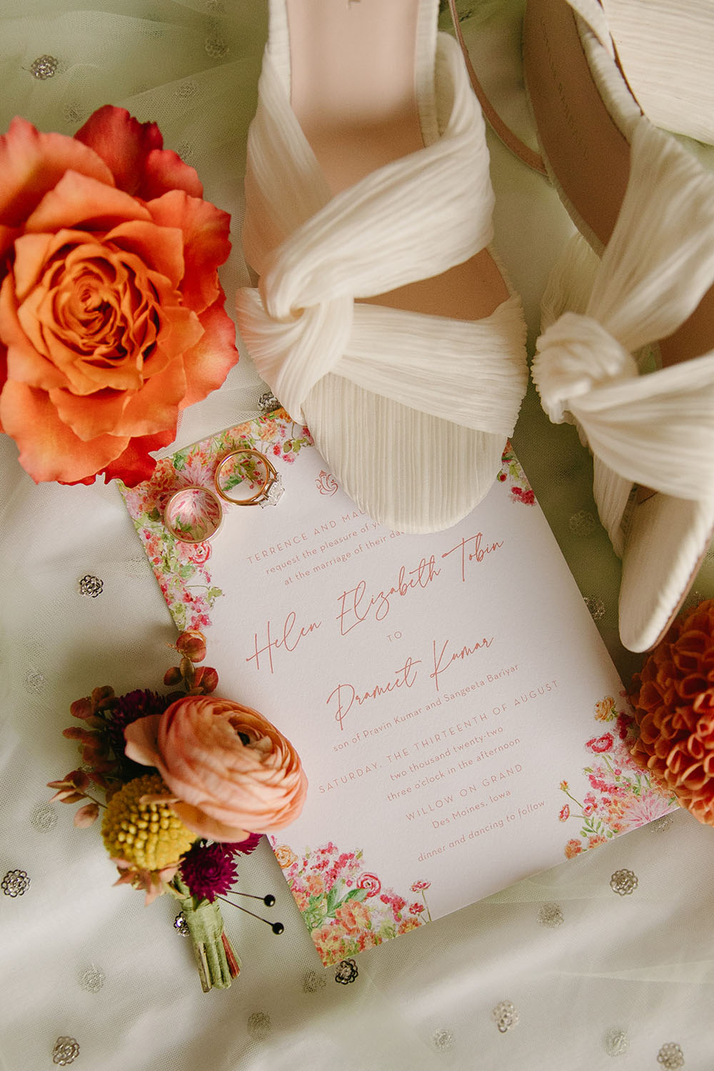 wedding invitations and loeffler randall bridal twist heels